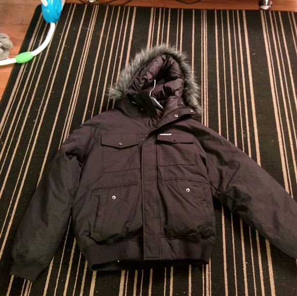 Men's large Ecko unltd down filled fur hood jacket - Picture 4 of 4